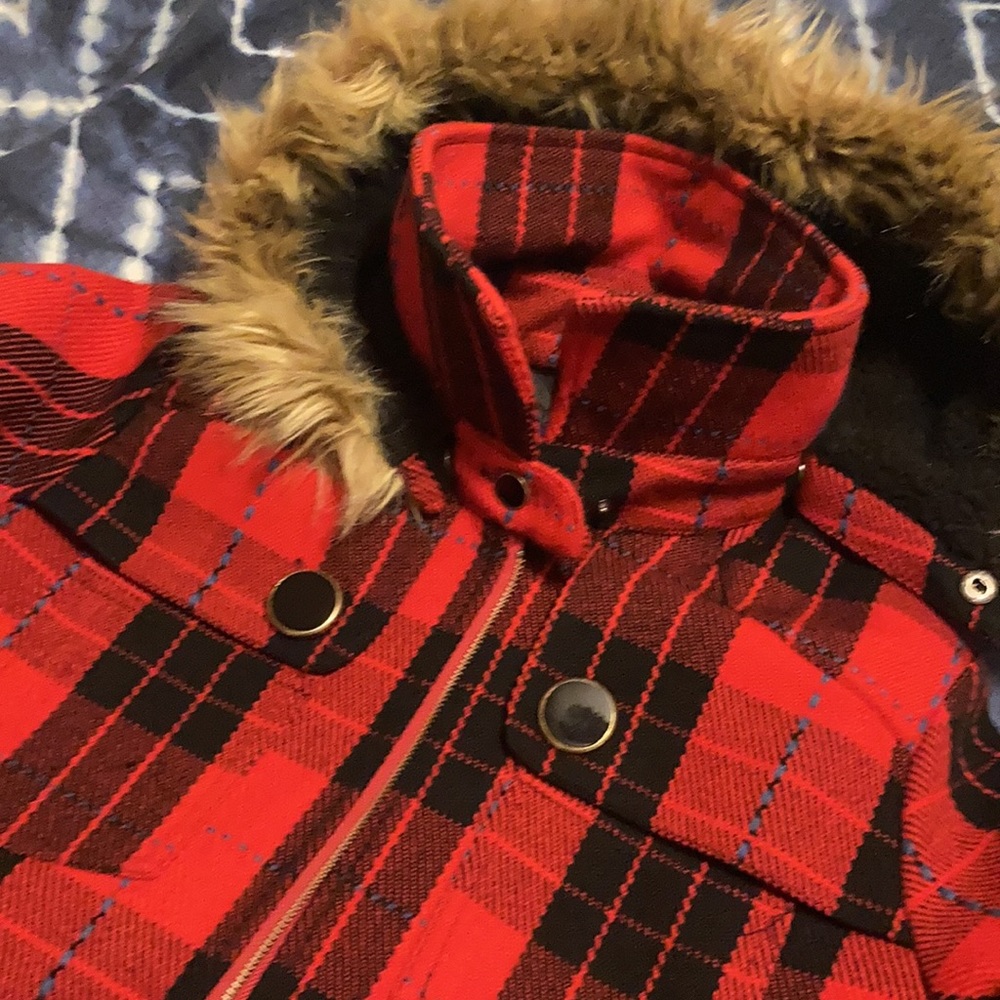 New🎉90s retro cropped Iceberg plaid coat 🧥🎉